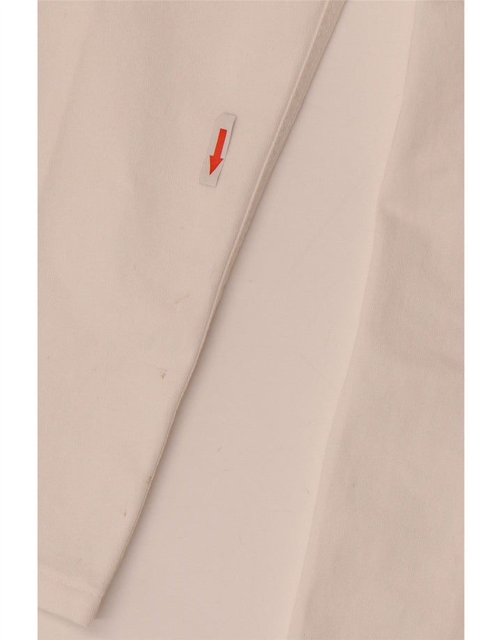 Massimo Dutti Herren Slim Chino Hose EU 42 Large W32 L31 Weiß