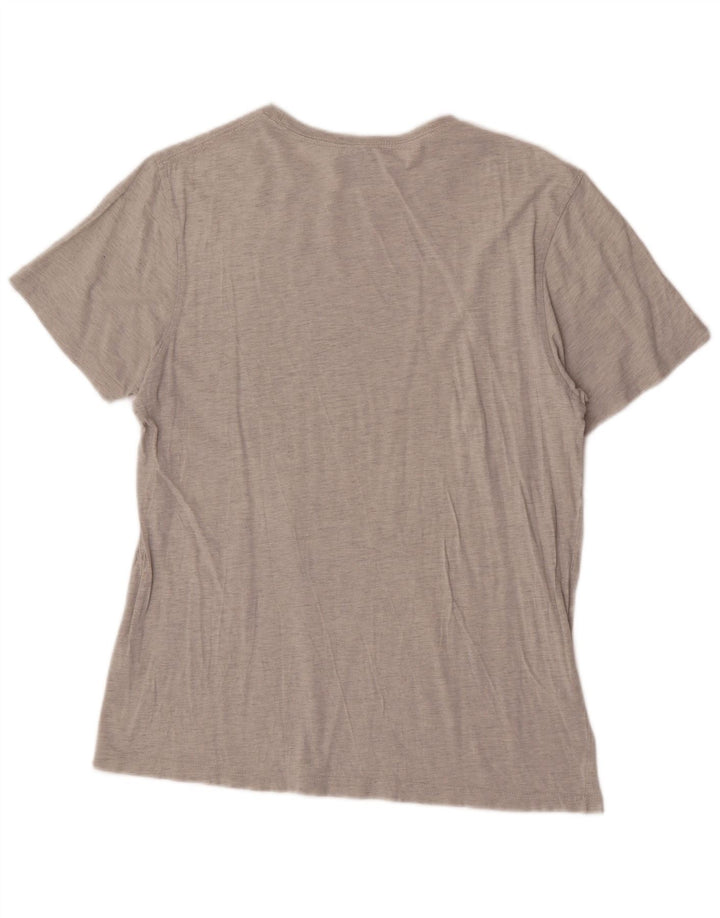Saltrock Herren-T-Shirt mit Grafik, mittelgraue Baumwolle