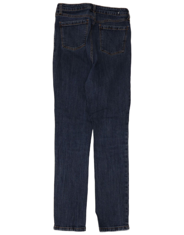 John Lewis Damen Slim Jeans UK 10 Small W28 L29 Blaue Baumwolle