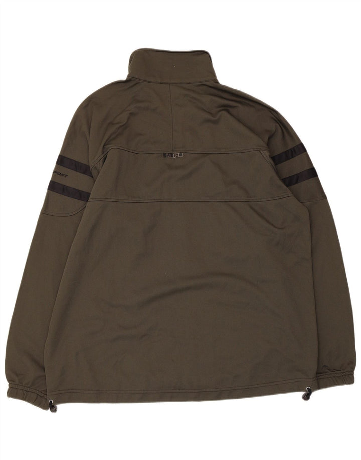 ASICS Herren-Trainingsanzug-Top-Jacke, groß, Khaki