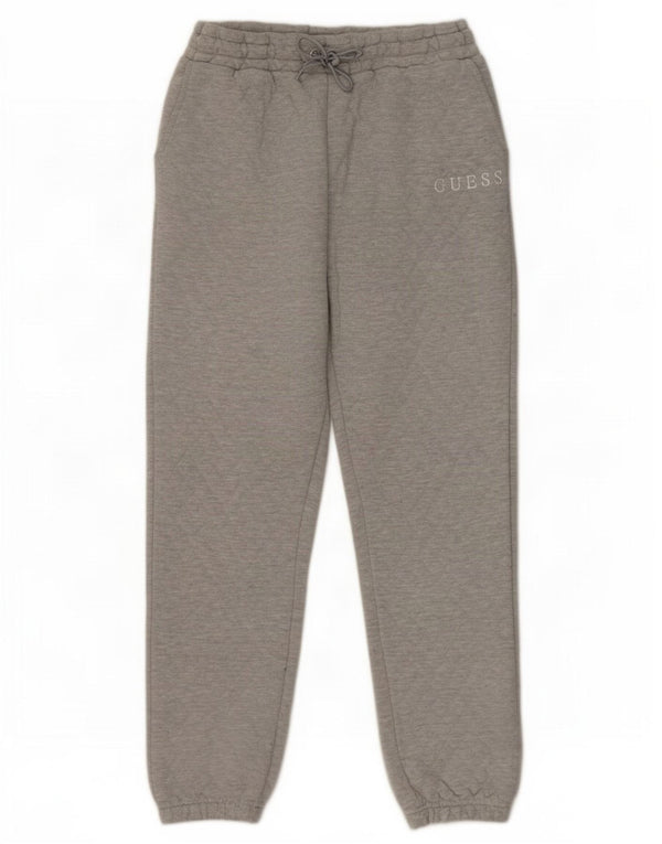 Guess Damen-Trainingshose, Jogginghose, UK 14, mittelgraue Baumwolle