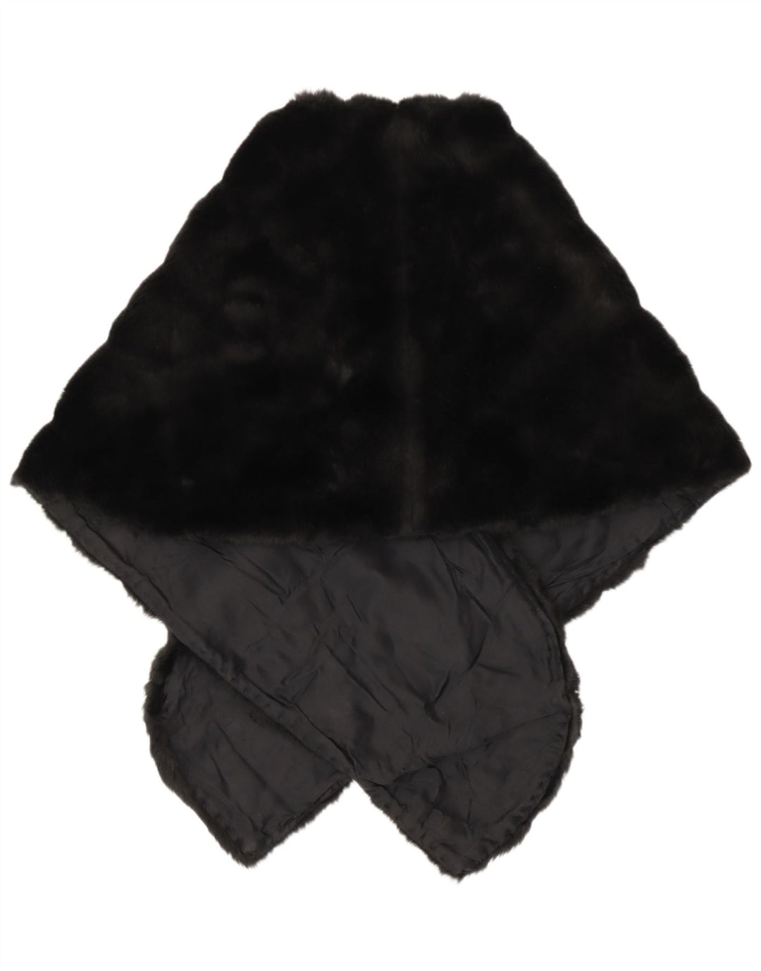 Faviana Damen Schal aus Kunstpelz, Einheitsgröße L67, Schwarz