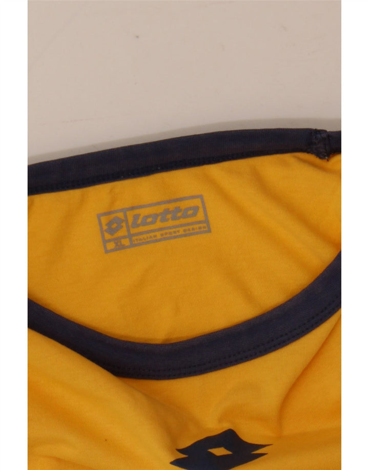 Lotto Herren Grafik T-Shirt Top XL Gelb