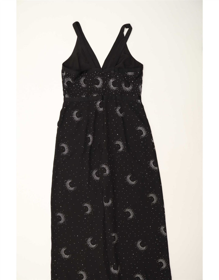 Monsoon Damen-Overall, ärmellos, UK-Größe 46, Größe L, schwarz gepunktet, Polyester