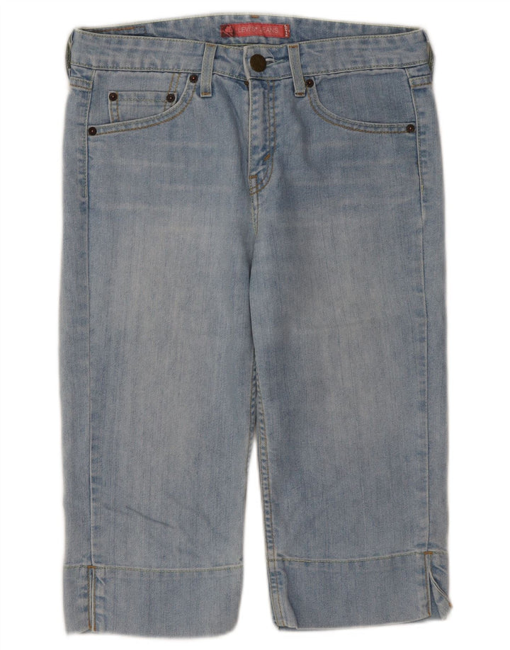 Levi's Damen Bermuda Denim Shorts US 9 Medium W32 Blue Ramie