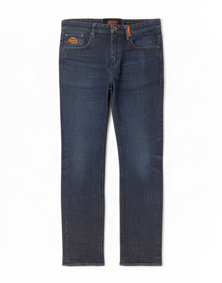 Superdry Herren Slim Jeans W32 L30 Blaue Baumwolle