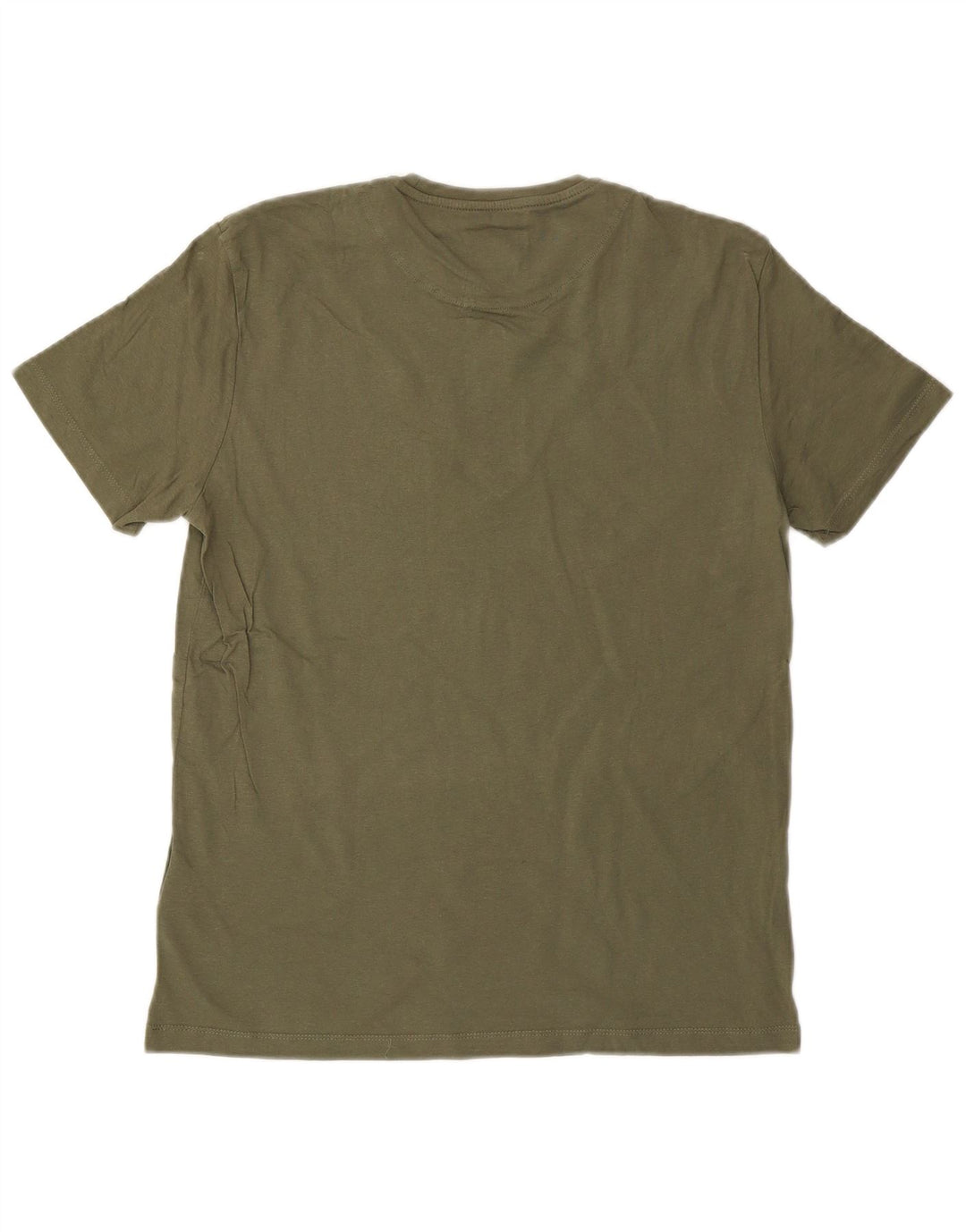 GAS Herren-T-Shirt mit Grafik, groß, Khaki, Baumwolle
