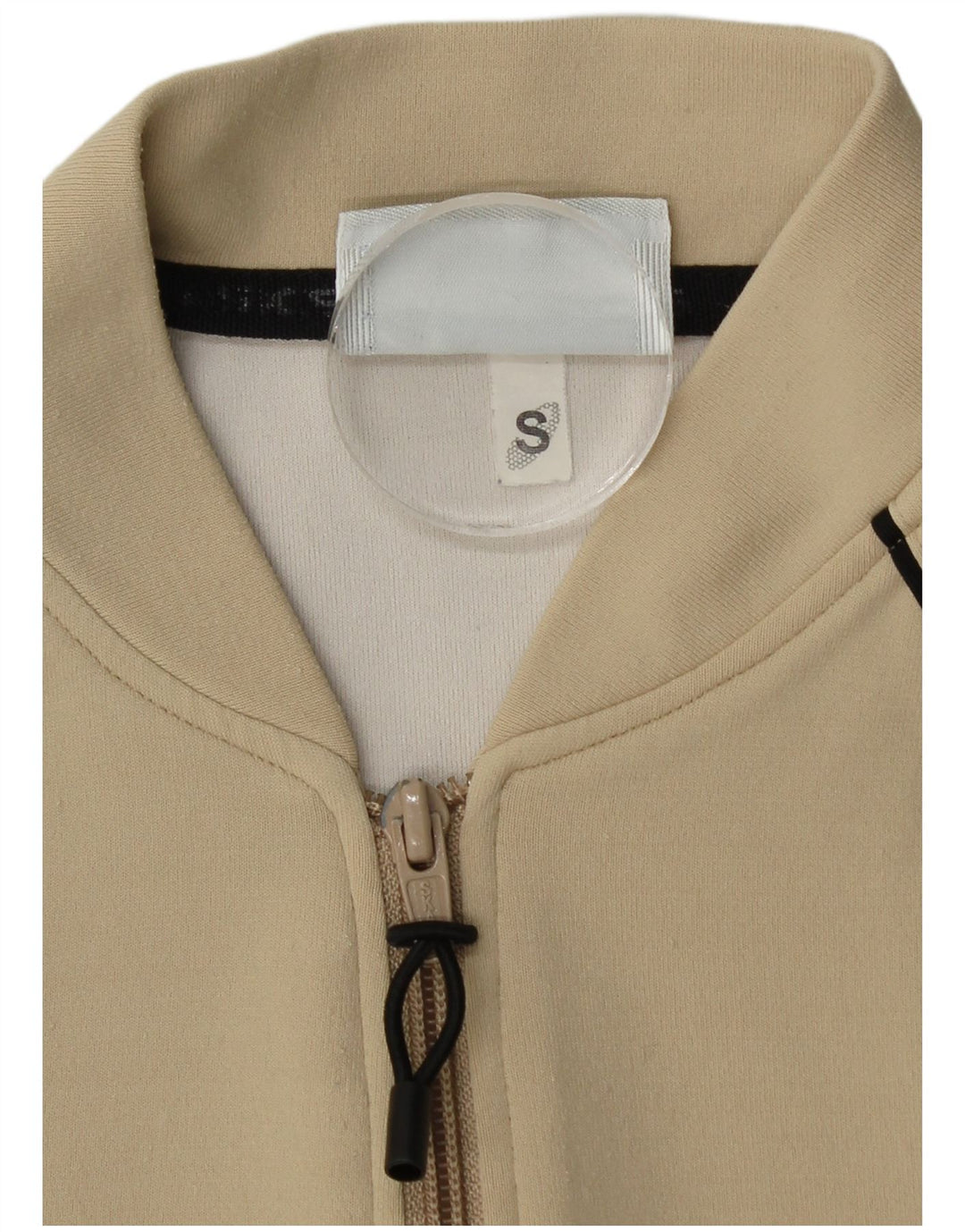 Asics Damen-Trainingsanzug-Oberteiljacke UK 10 Small Beige Polyamid