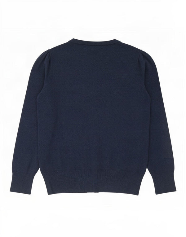 Marks & Spencer Damen-Cardigan-Pullover UK 10 Small Marineblaue Viskose