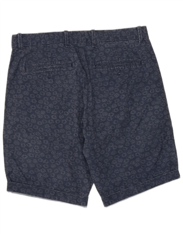 GAP Herren-Chino-Shorts W30, mittelmarineblaue Baumwolle mit Blumenmuster