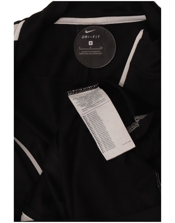 Nike Herren Dri Fit Trainingsanzug-Oberteil, Jacke, Größe S, Schwarz, Farbblock-Polyester