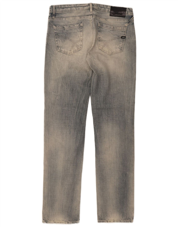 Gas Herren Morrison Slim Jeans W34 L34 Blaue Baumwolle