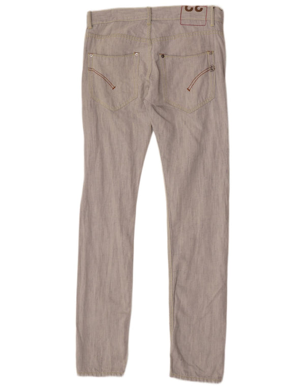 Dondup Damen Sam Slim Fit Slim Jeans W32 L34 Graue Baumwolle