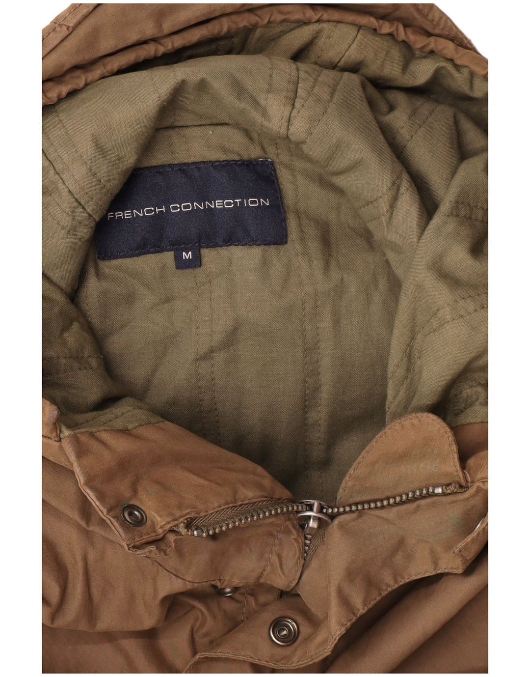 French Connection Herren-Windjacke mit Kapuze, UK 38, Mittelbraun