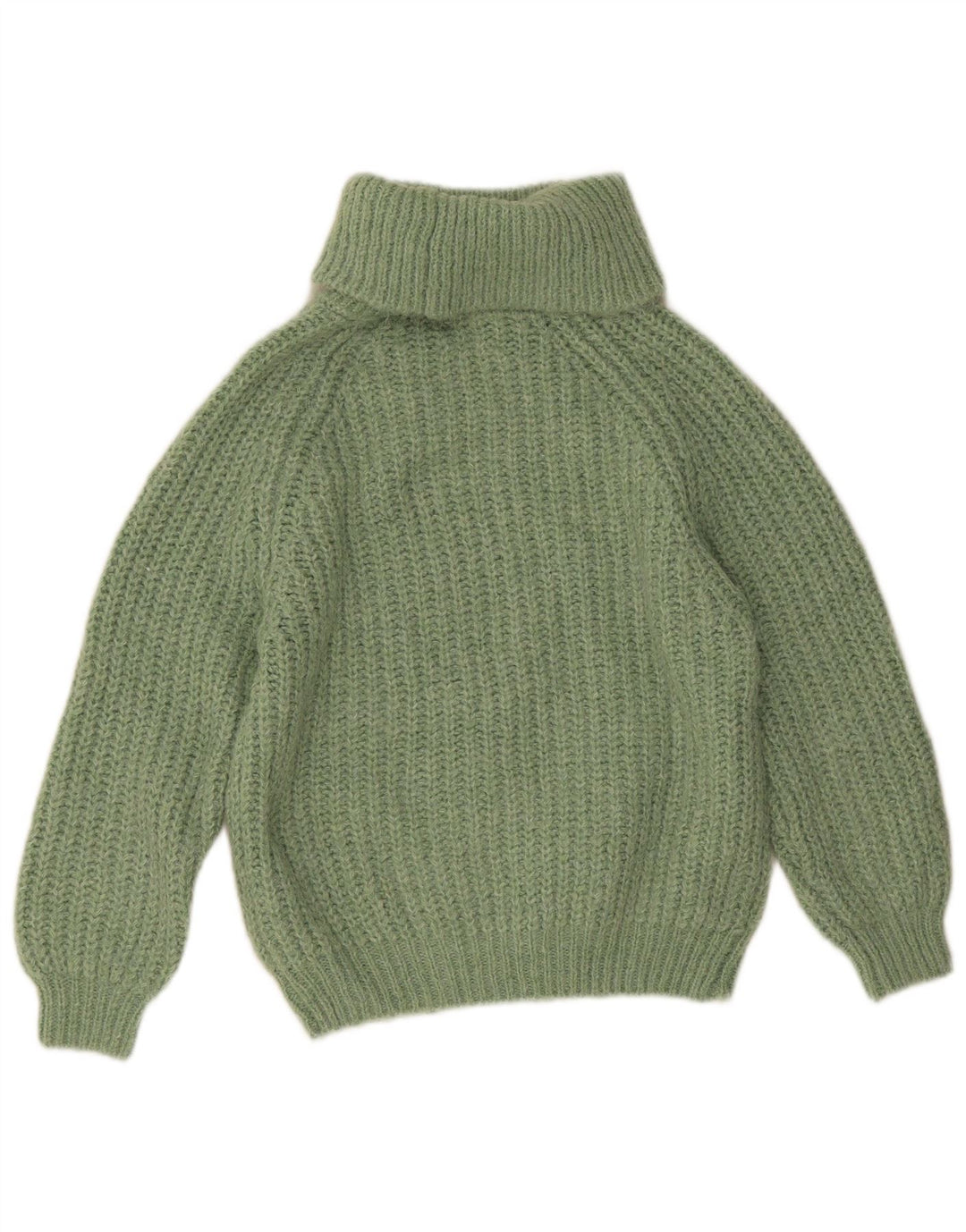 Zara Rollkragenpullover für Mädchen, 11–12 Jahre, grünes Polyester