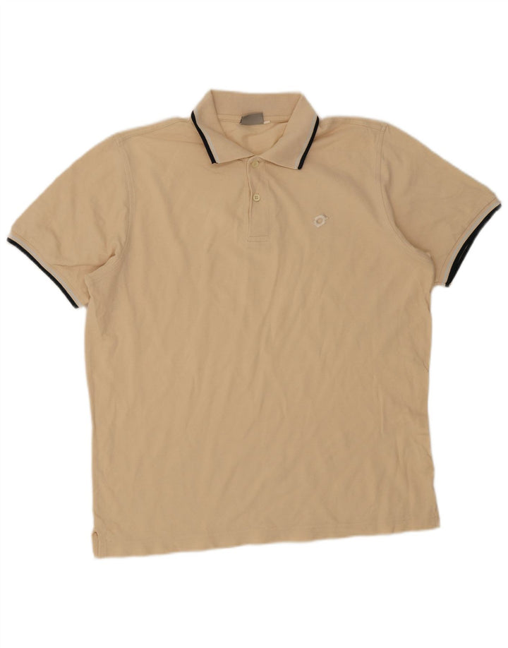 Lotto Herren Poloshirt XL Beige gestreift