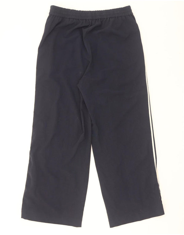 Marks & Spencer Damen-Freizeithose mit hoher Taille, UK 16, Größe L, W30, L30, Marineblau