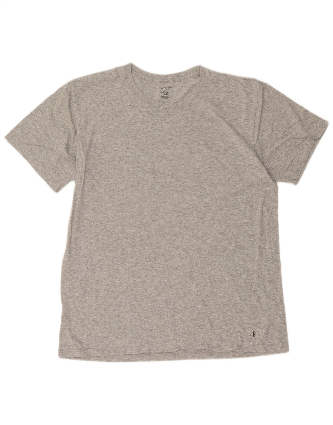 Calvin Klein Herren T-Shirt Top Large Grau meliert