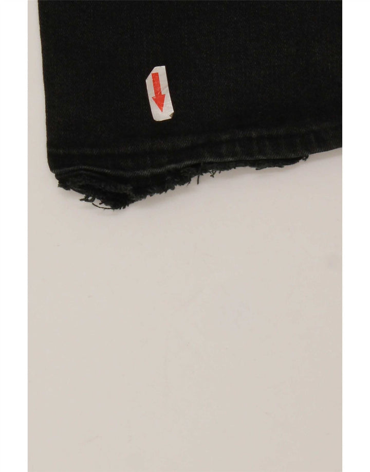 Levi's Herren Slim Jeans W32 L32 Schwarze Baumwolle