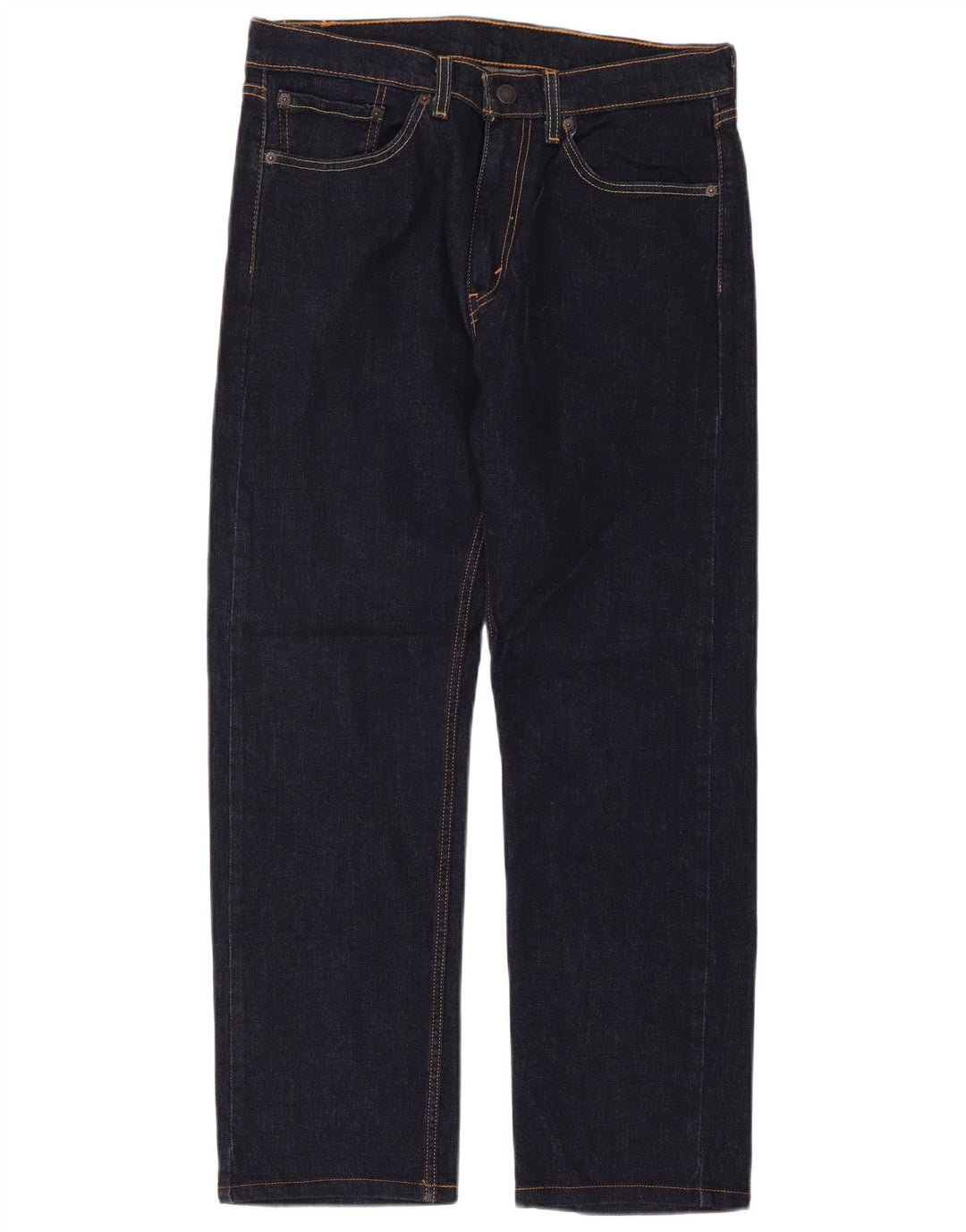 Levi's Herren Straight Jeans W32 L32 Marineblaue Baumwolle