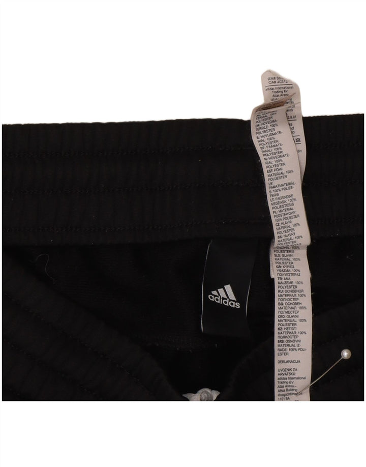 Adidas Damen-Trainingshose UK 12/14 Mittelschwarzes Polyester