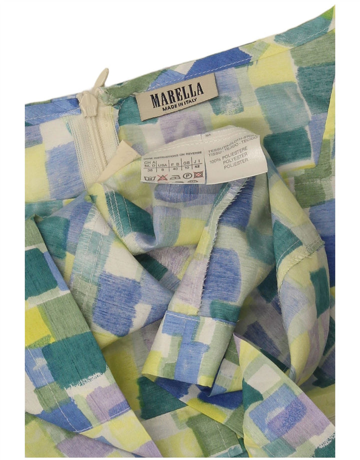 Ärmelloses Blusenoberteil für Damen von Marella, Gr. 40, Größe S, mehrfarbig, geometrisch