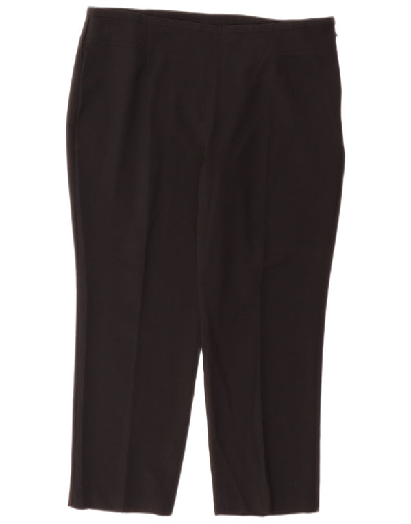 Marks & Spencer Damen Normale Freizeithose UK 18 XL W38 L27 Schwarz