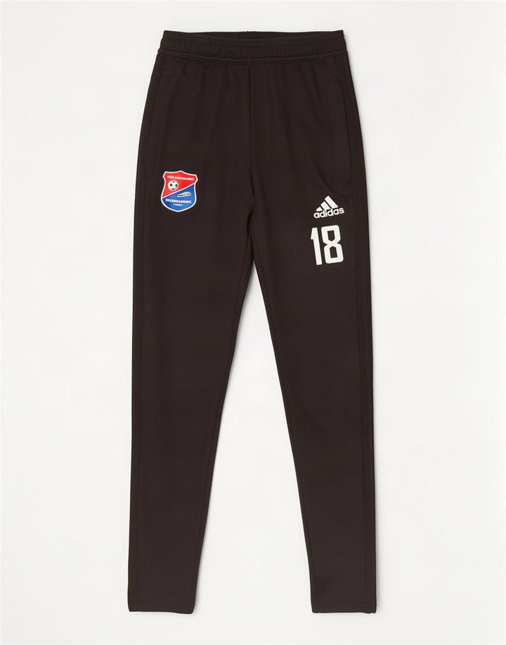 Adidas Herren-Trainingshose mit Grafik, Größe S, Schwarz, Polyester