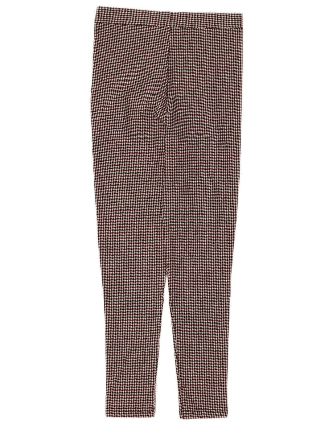 Schmale Anzughose für Damen von ZARA, Größe M, W28, L27, mehrfarbig, Hahnentrittmuster