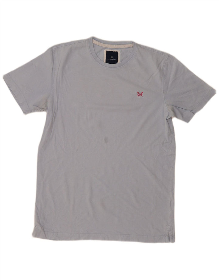 Crew Clothing Herren T-Shirt Top Mittelblau