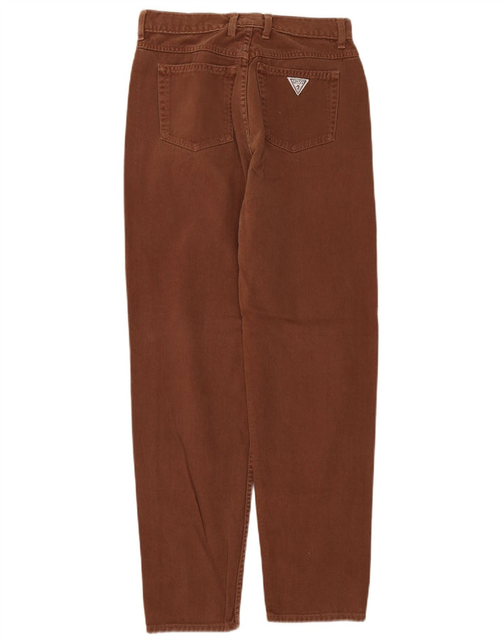 Guess Herren Tapered Jeans W31 L28 Braune Baumwolle