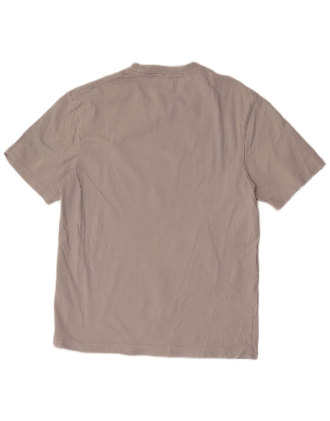 Zara Herren T-Shirt Top mittelgraue Baumwolle