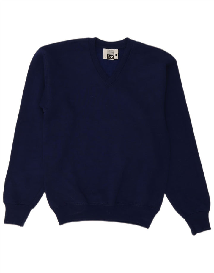 Lee Herren-Sweatshirt, Pullover, Größe S, marineblau, Baumwolle