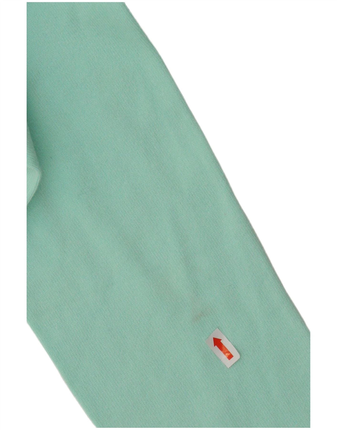 TOMMY HILFIGER Damen-Pullover mit V-Ausschnitt, UK 14, große türkisfarbene Baumwolle