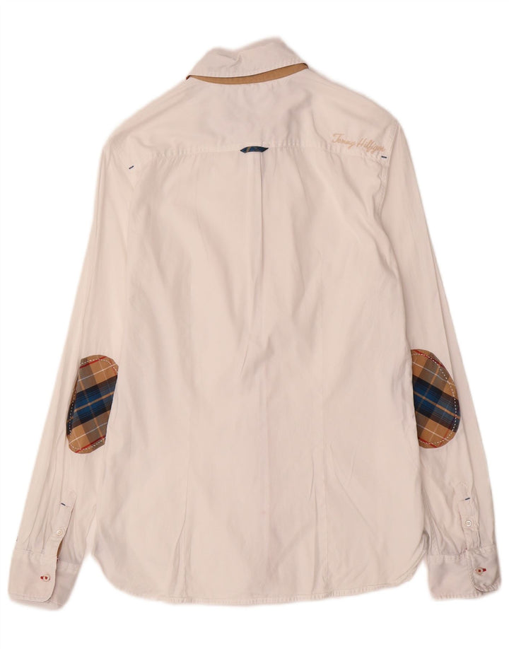 TOMMY HILFIGER Womens Shirt US 8 Medium White
