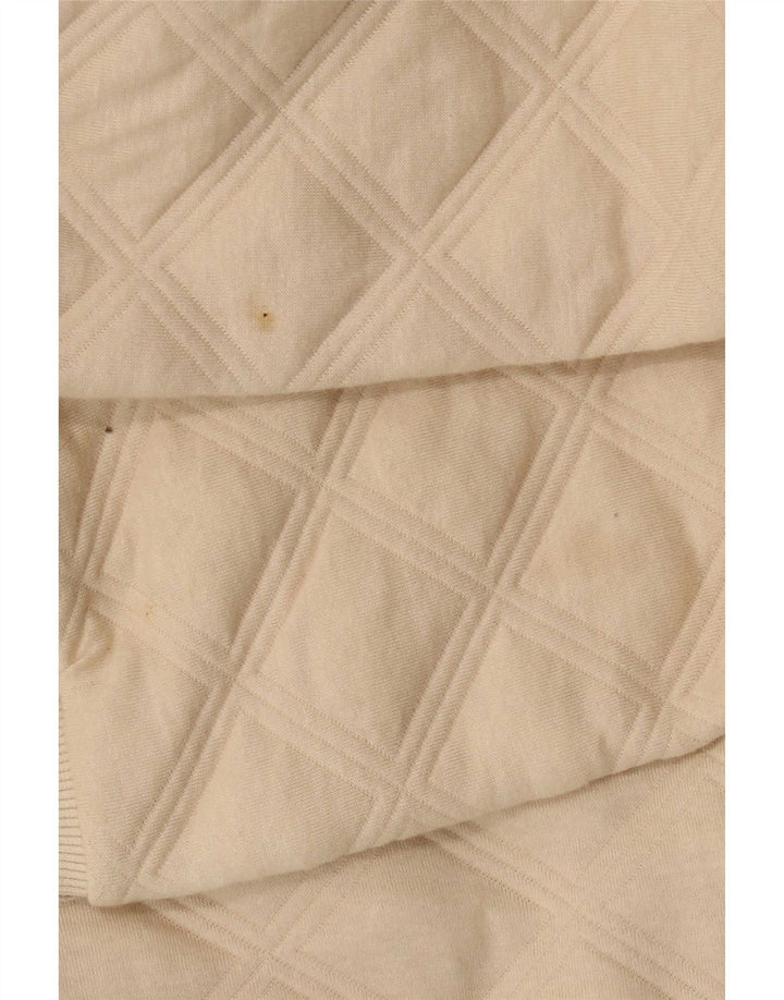 Barbour Damen Übergroße Steppjacke UK 10 Small Beige Baumwolle