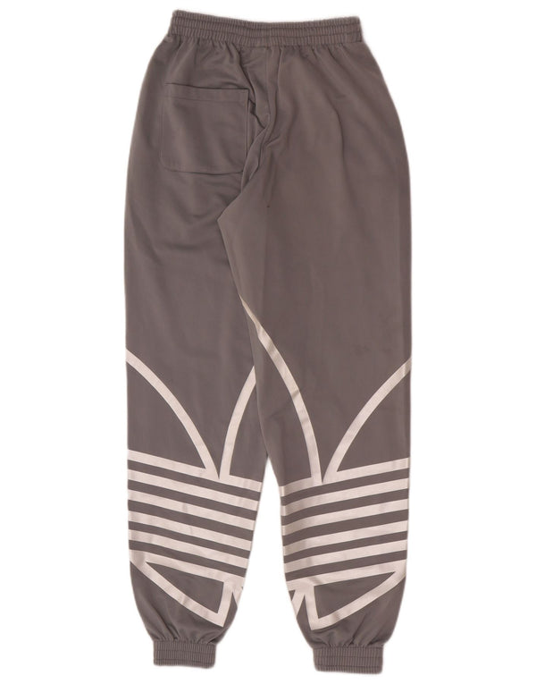 Adidas Damen Graphic Trainingshose Jogger UK 4 XS Grau Sport