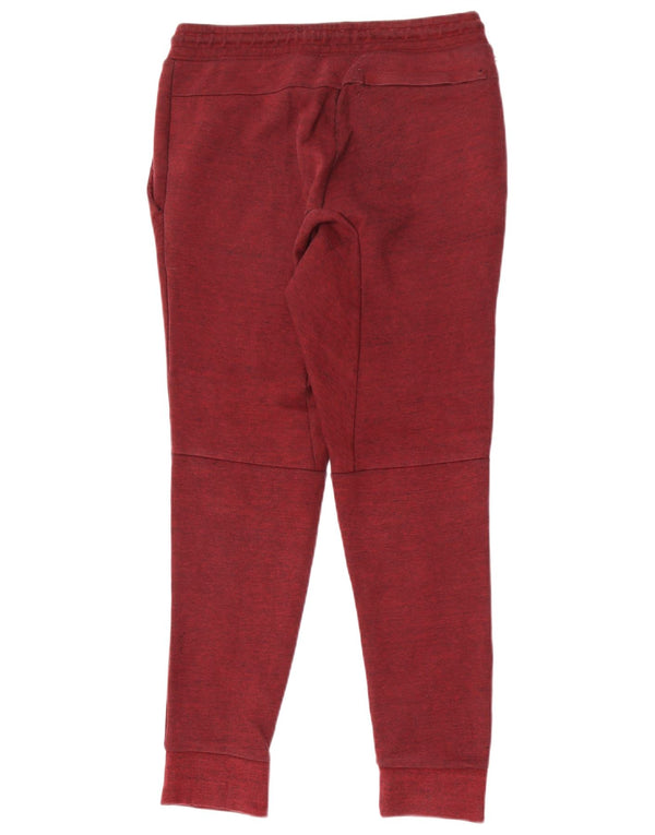 Nike Herren-Trainingshose, Jogginghose, mittelgroß, Burgunderrot, Colourblock-Baumwolle