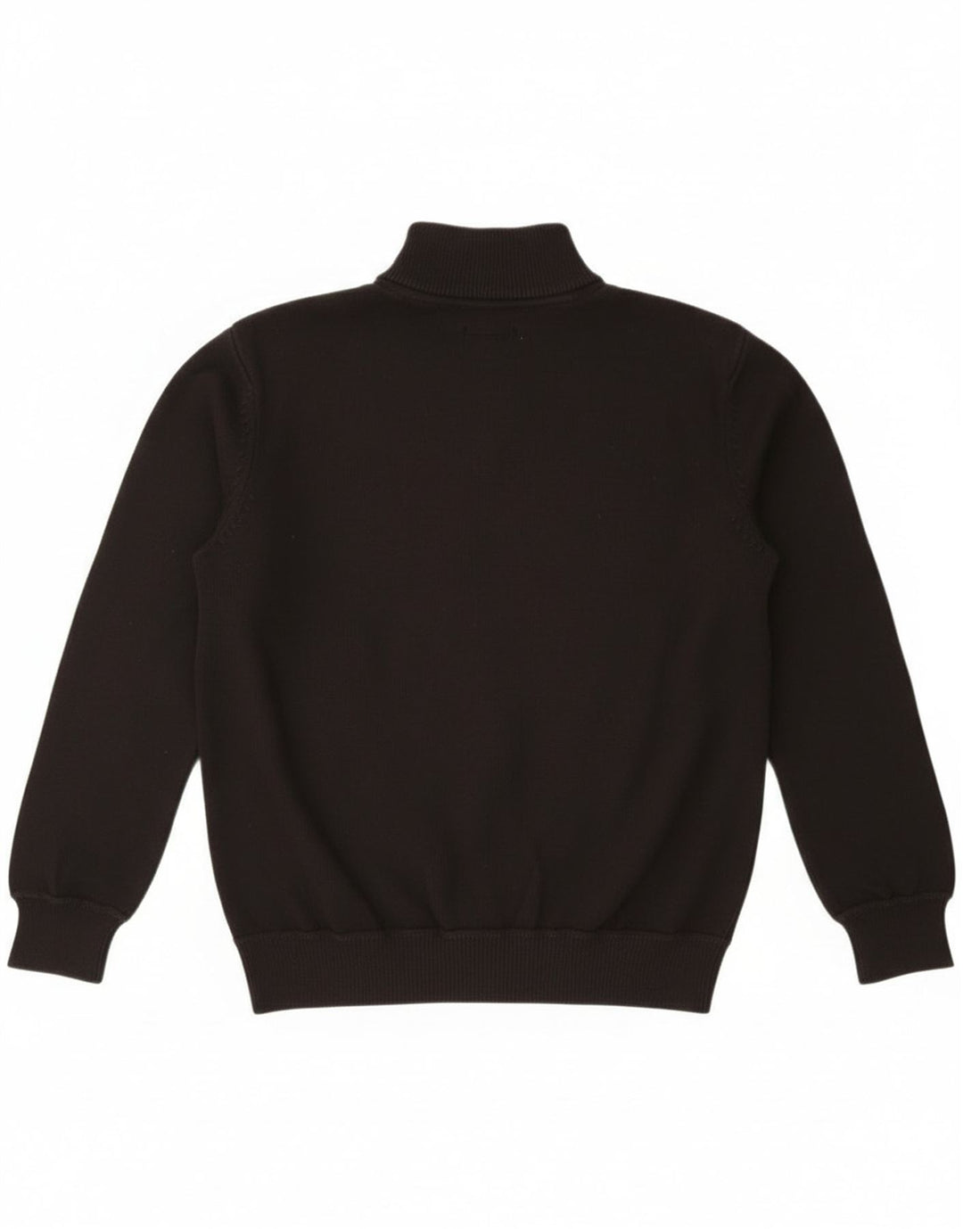 Wrangler Herren-Pullover mit Reißverschluss am Hals, XL, schwarze Baumwolle