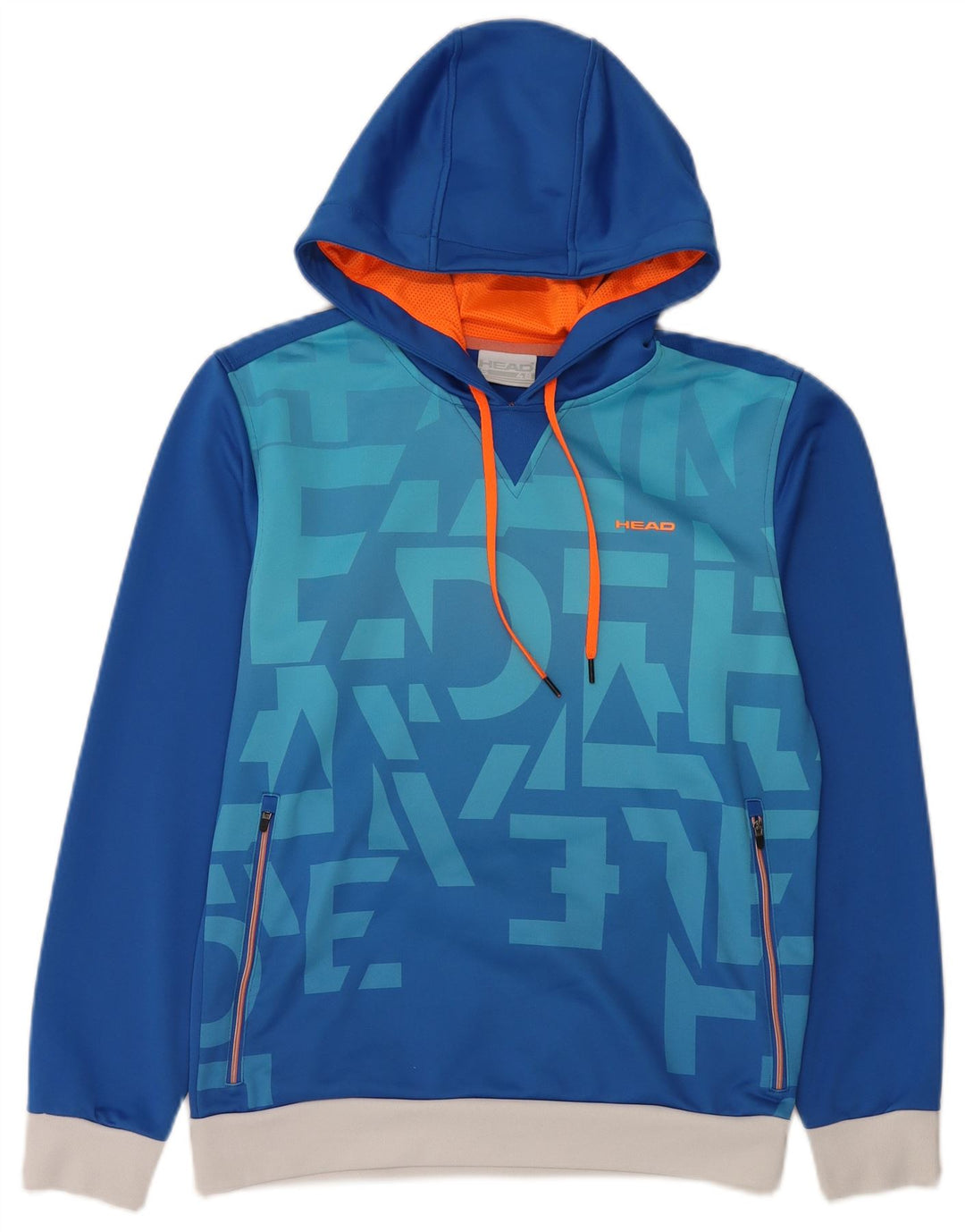 HEAD Herren-Kapuzenpullover mit Grafik, IT 48, Größe S, blau, Polyester