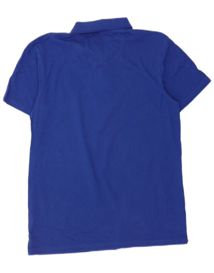Weird Fish Herren Poloshirt Mittelblau