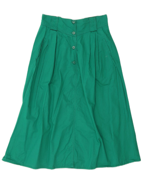 Prisma A-Linien-Rock mit hoher Taille für Damen, UK 12, Mittel W26, Grün
