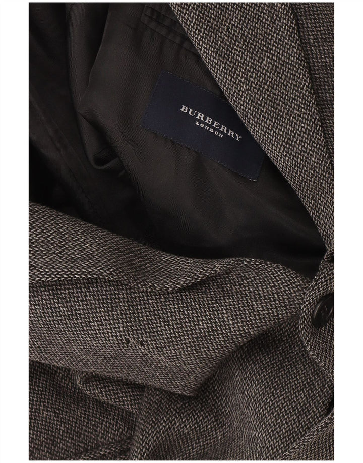 BURBERRY Herren 2-Knopf-Blazerjacke UK 42 XL Grau