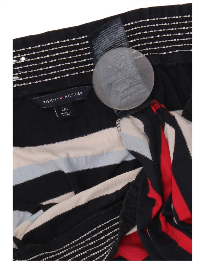 Tommy Hilfiger Damen-Oberteil mit 3/4-Ärmeln, schulterfrei, UK-Größe 44, Größe L, mehrfarbig