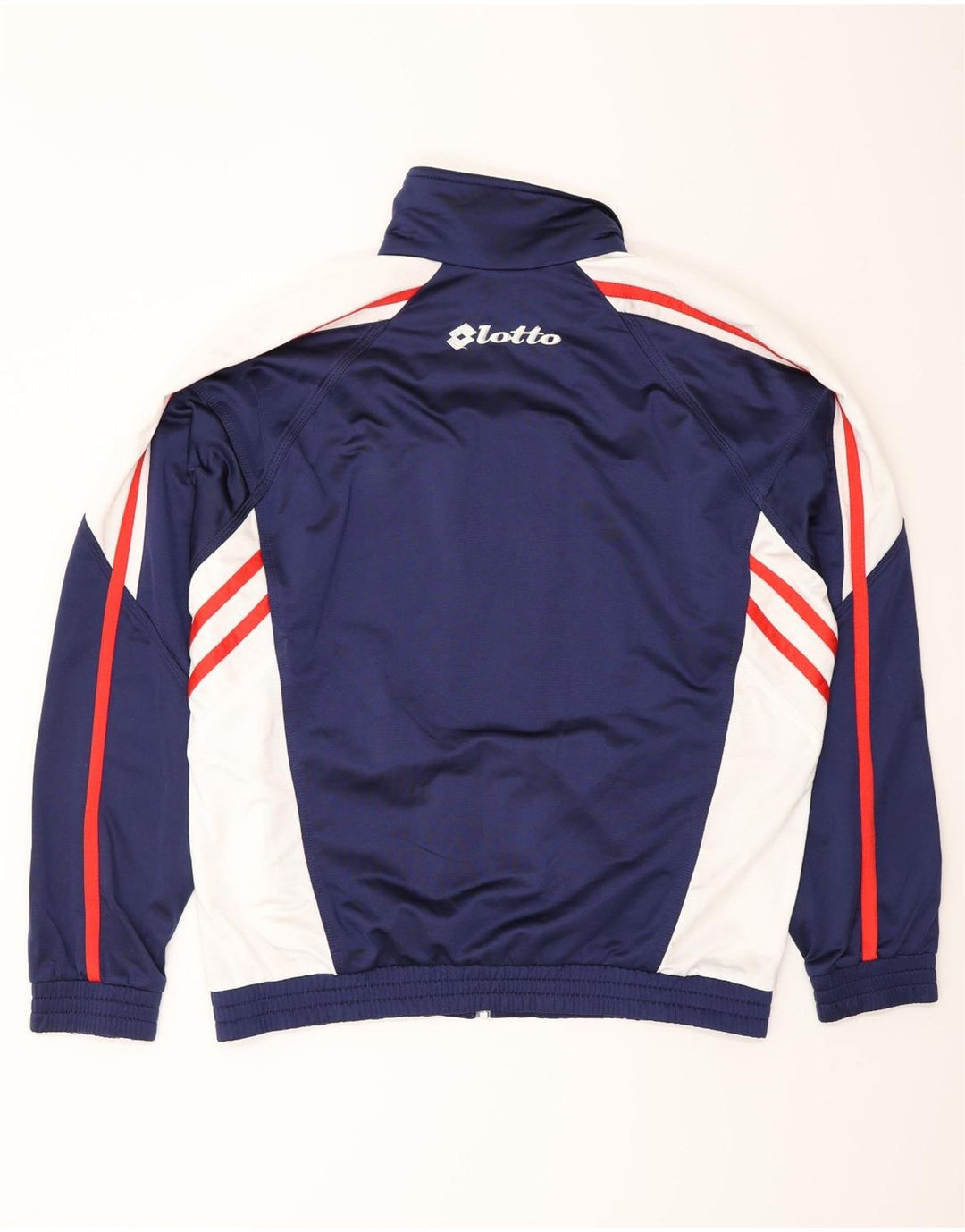 LOTTO Herren-Trainingsanzug-Top-Jacke, UK 40/42, groß, Marineblau, Farbblock