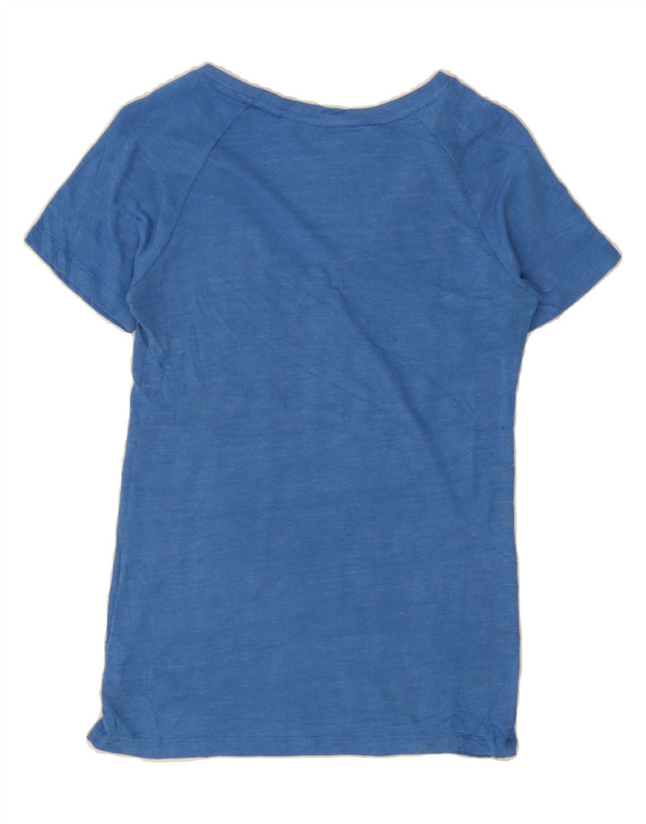 ADIDAS Womens UCLA Graphic T-Shirt Top UK 12 Medium Blue Polyester Vintage Adidas and Second-Hand Adidas from Messina Hembry 