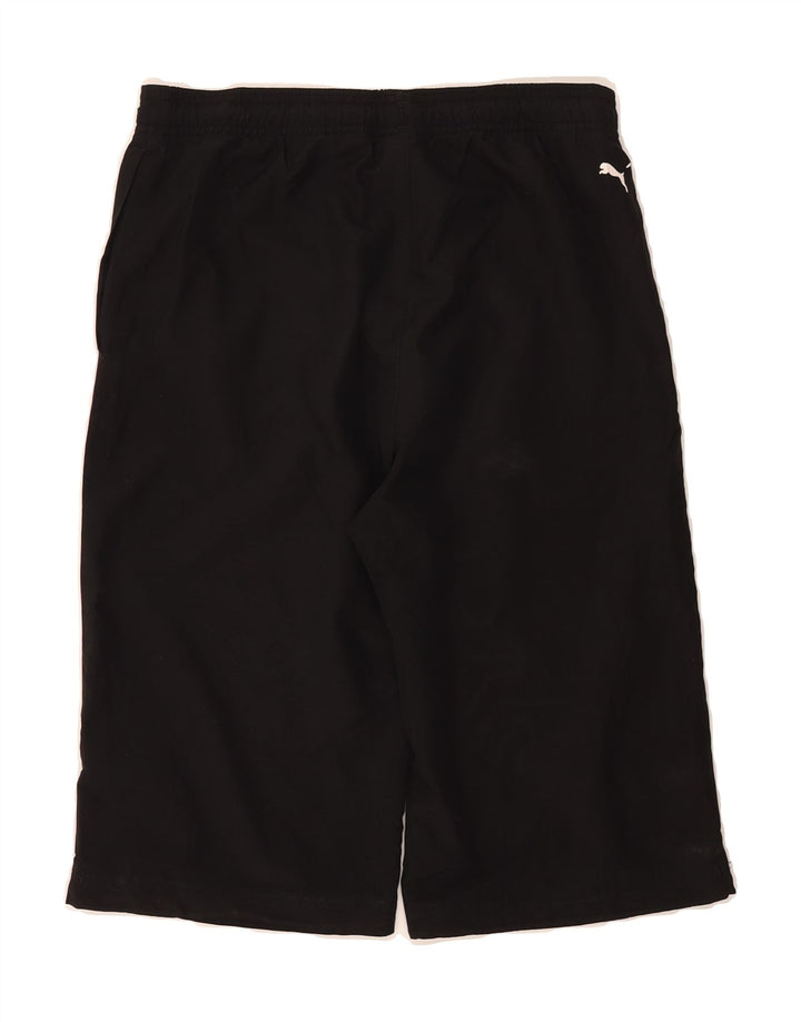PUMA Boys Bermuda Sport Shorts 13-14 Years XL Black Polyester Vintage Puma and Second-Hand Puma from Messina Hembry 