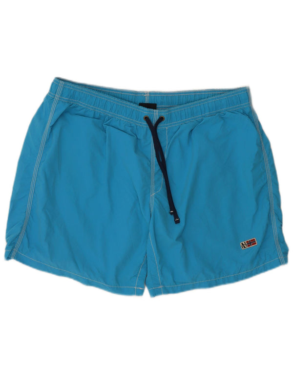 Napapijri Herren Badeshorts 3XL Blau Polyamid