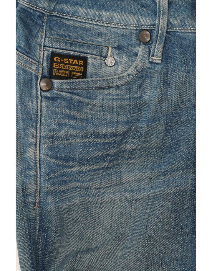 G-Star Damen Slim Jeans W26 L33 Blaue Baumwolle