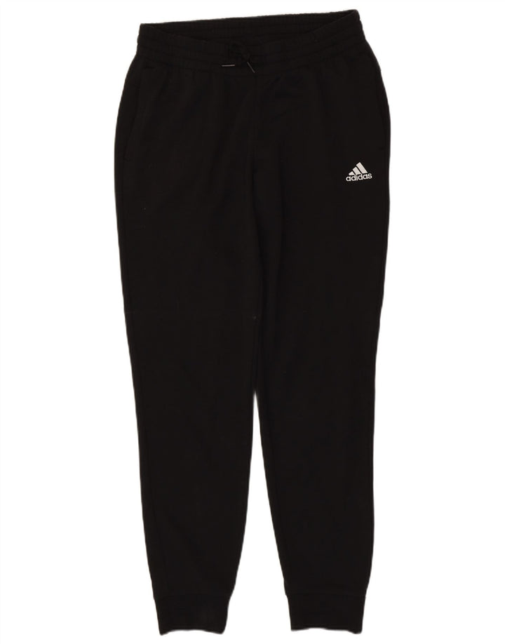 ADIDAS Damen Grafik-Trainingshose, Jogginghose, Gr. 12/14, mittelschwarz